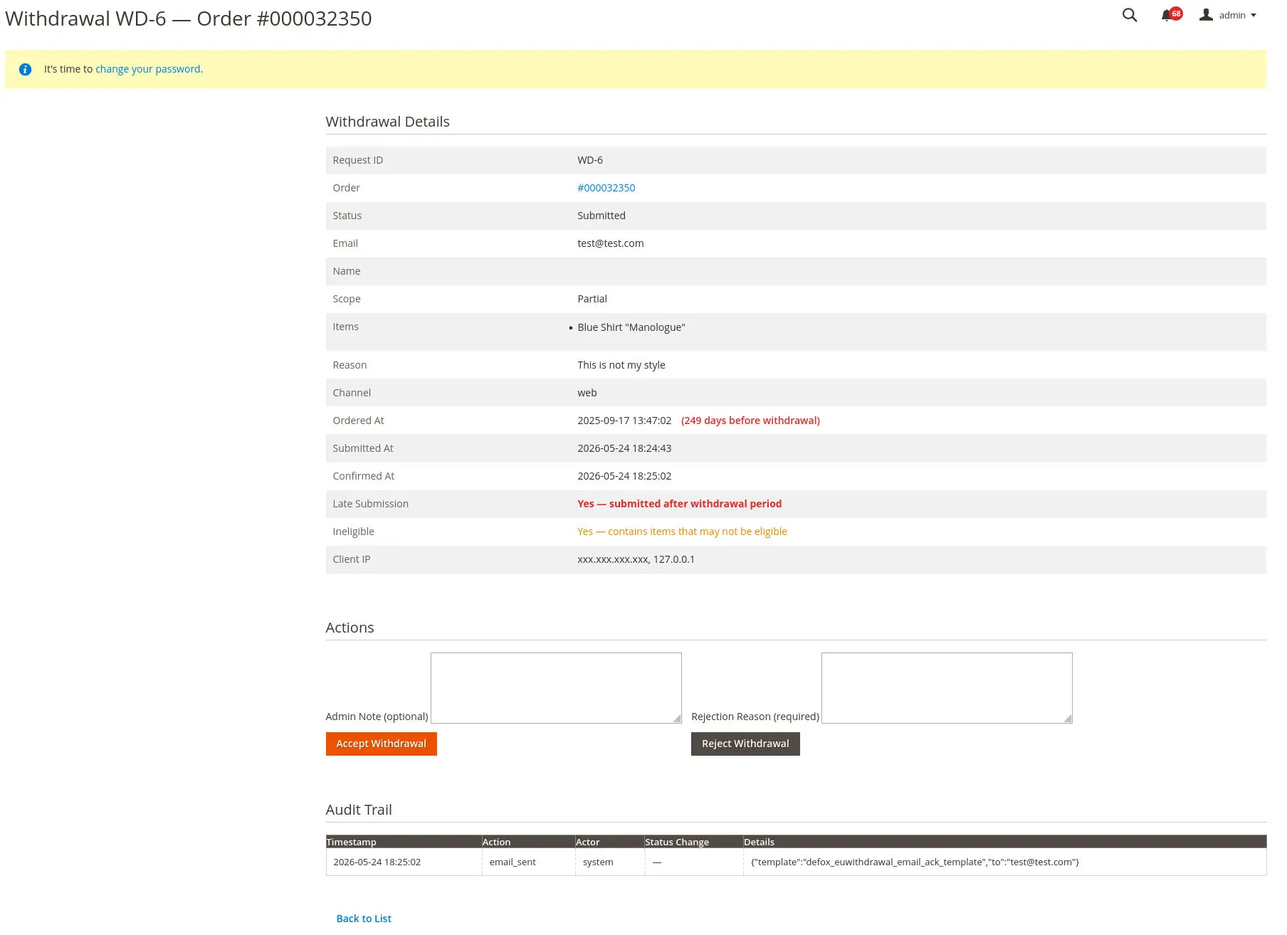 EU Withdrawal Button - screenshot 5
